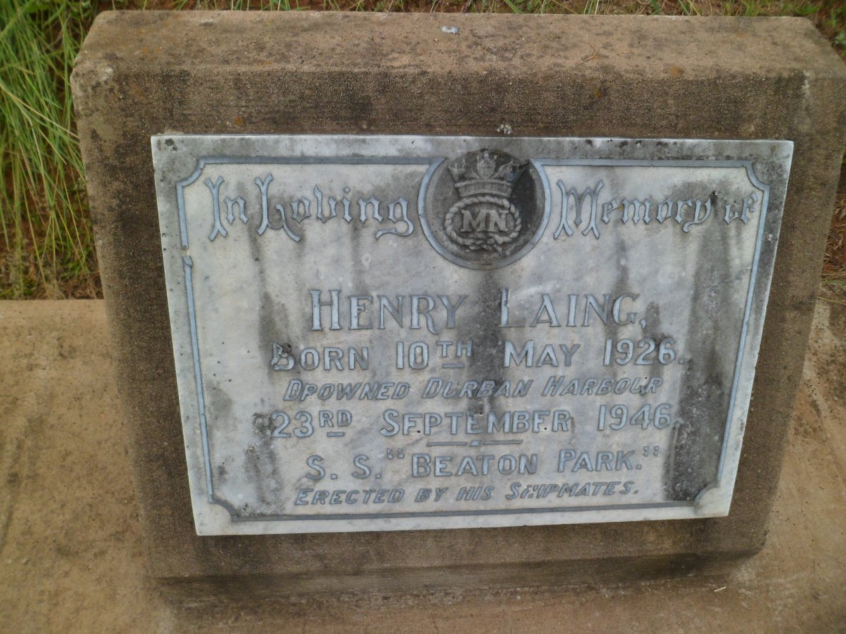 LAING Henry 1926-1946