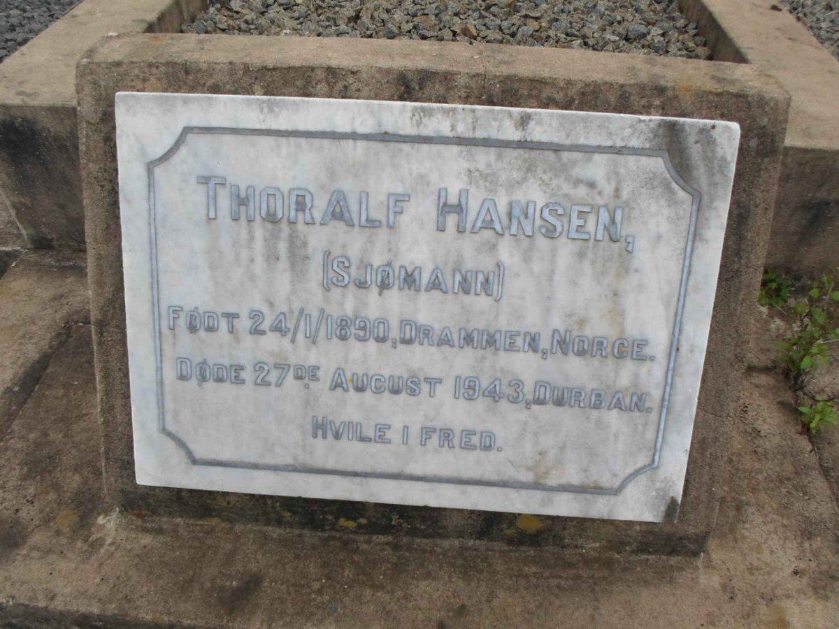 HANSEN Thoralf 1890-1943