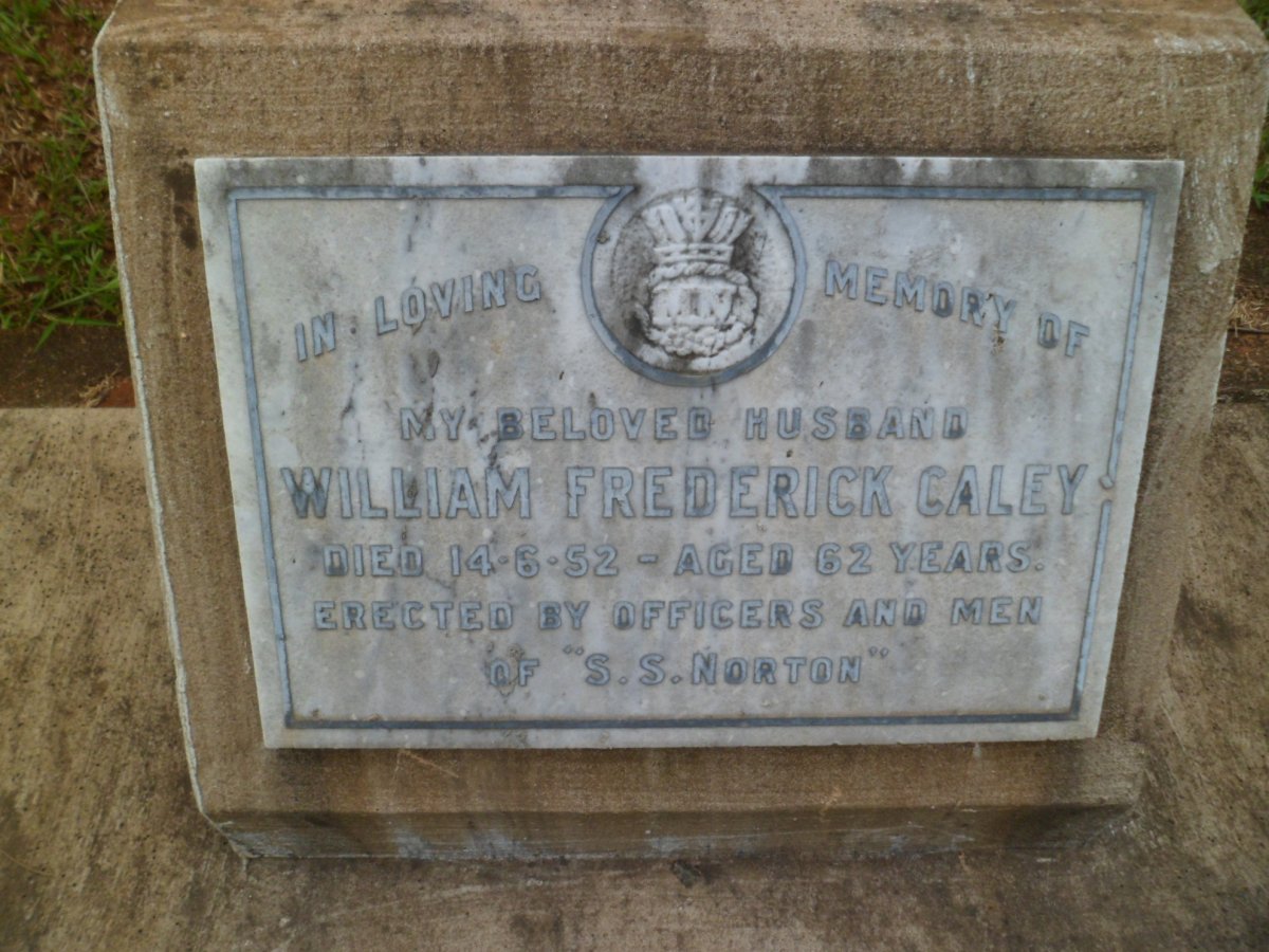 CALEY William Frederick -1952