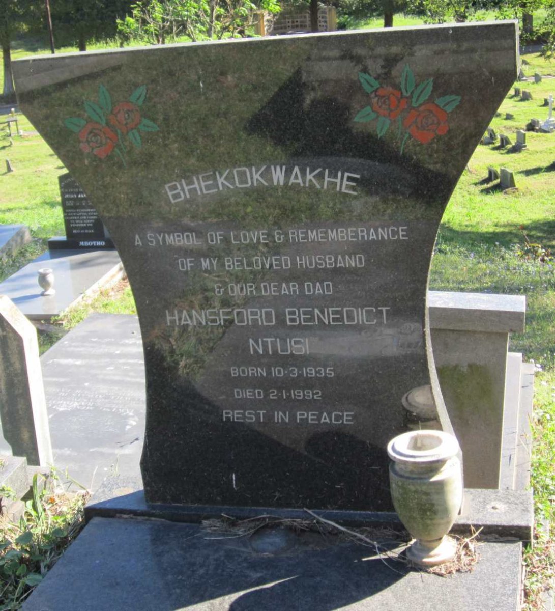 NTUSI Hansford Benedict 1935-1992