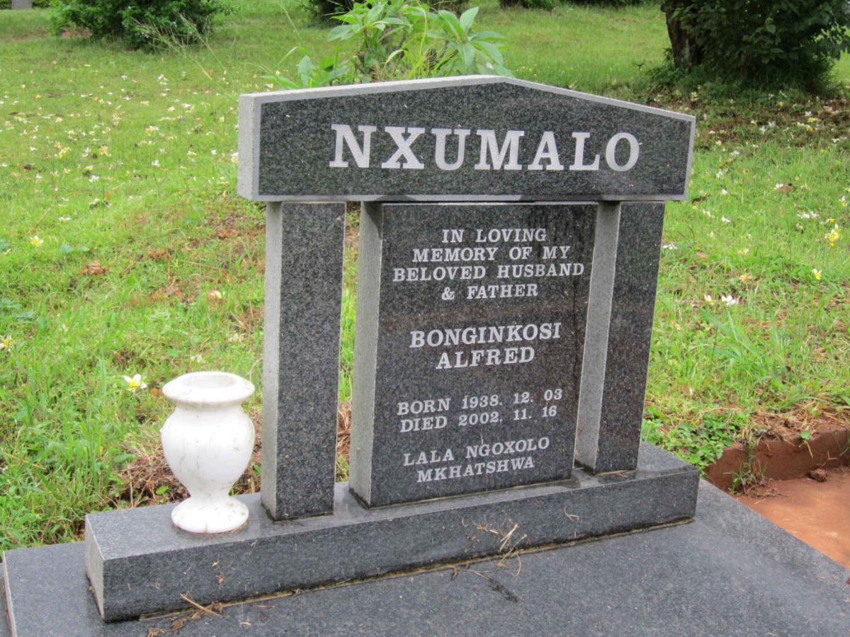 NXUMALO Bonginkosi Alfred 1938-2002