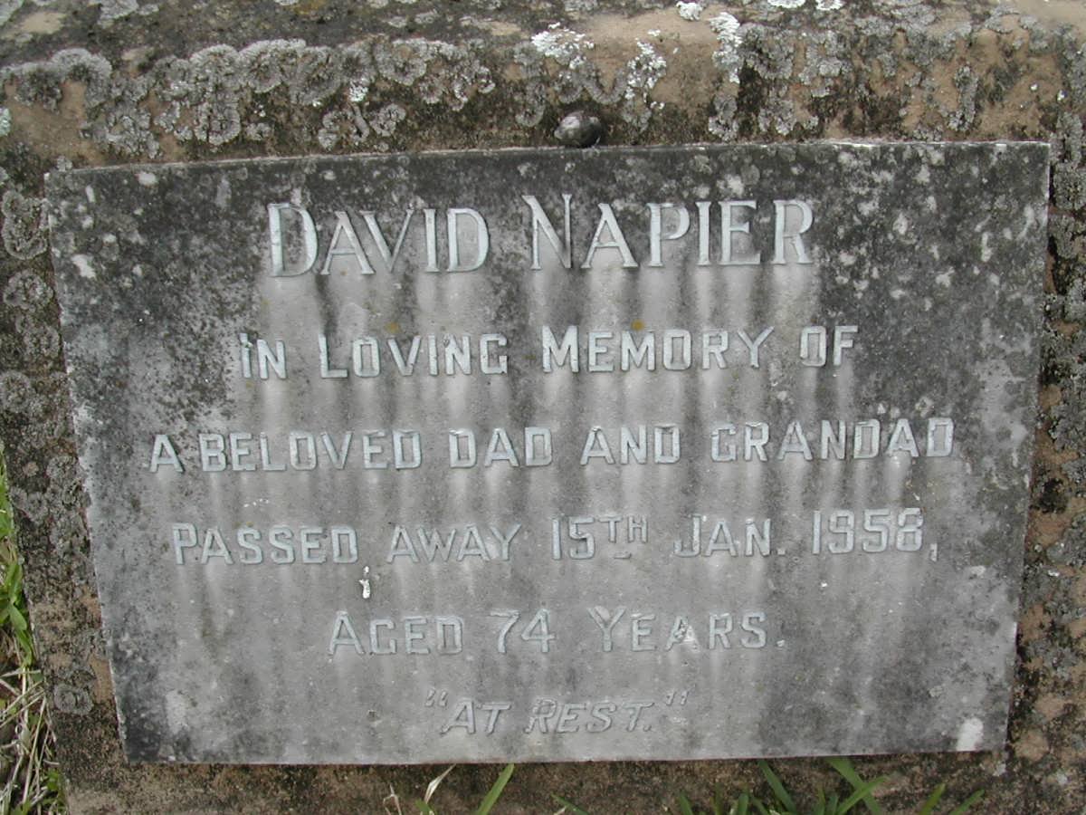 NAPIER David -1958