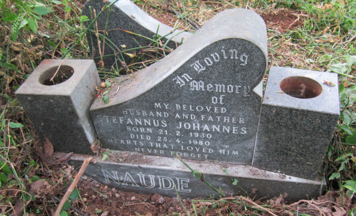 NAUDE Stefannus Johannes 1930-1980