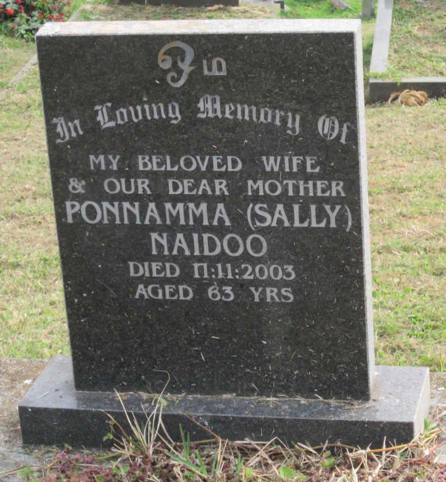 NAIDOO Ponnamma -2003