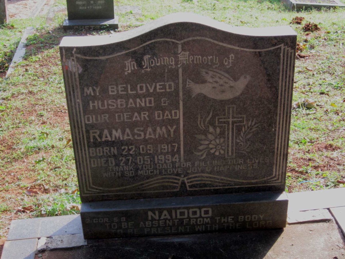NAIDOO Ramasamy 1917-1994