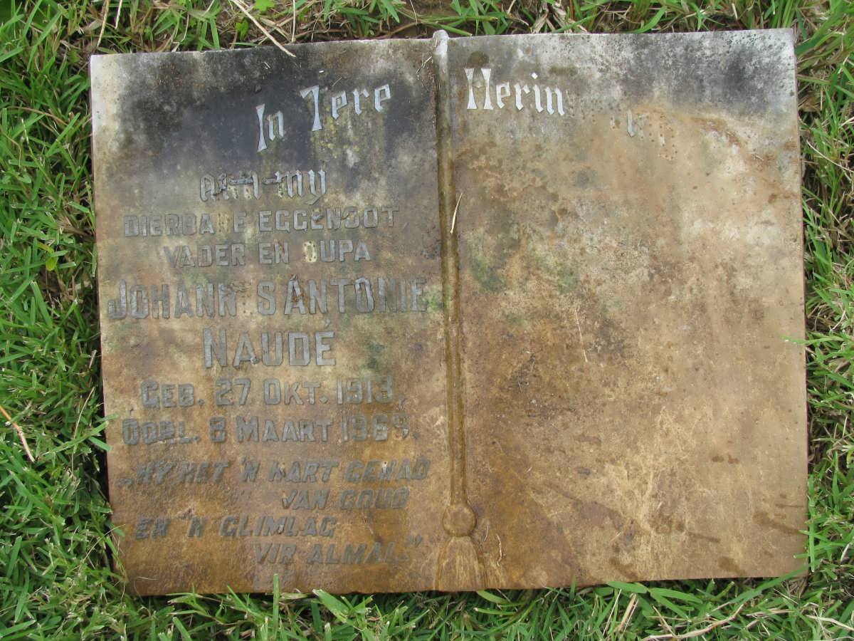 NAUDE Johannes Antonie 1913-1968