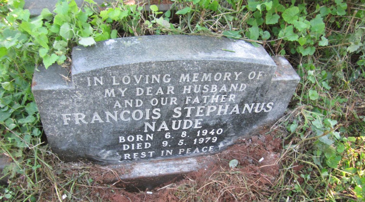 NAUDE Francois Stephanus 1940-1979