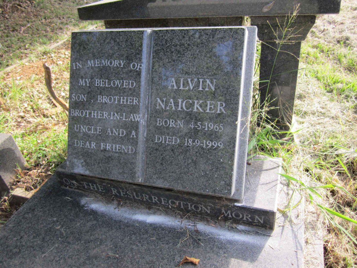 NAICKER Alvin 1965-1999