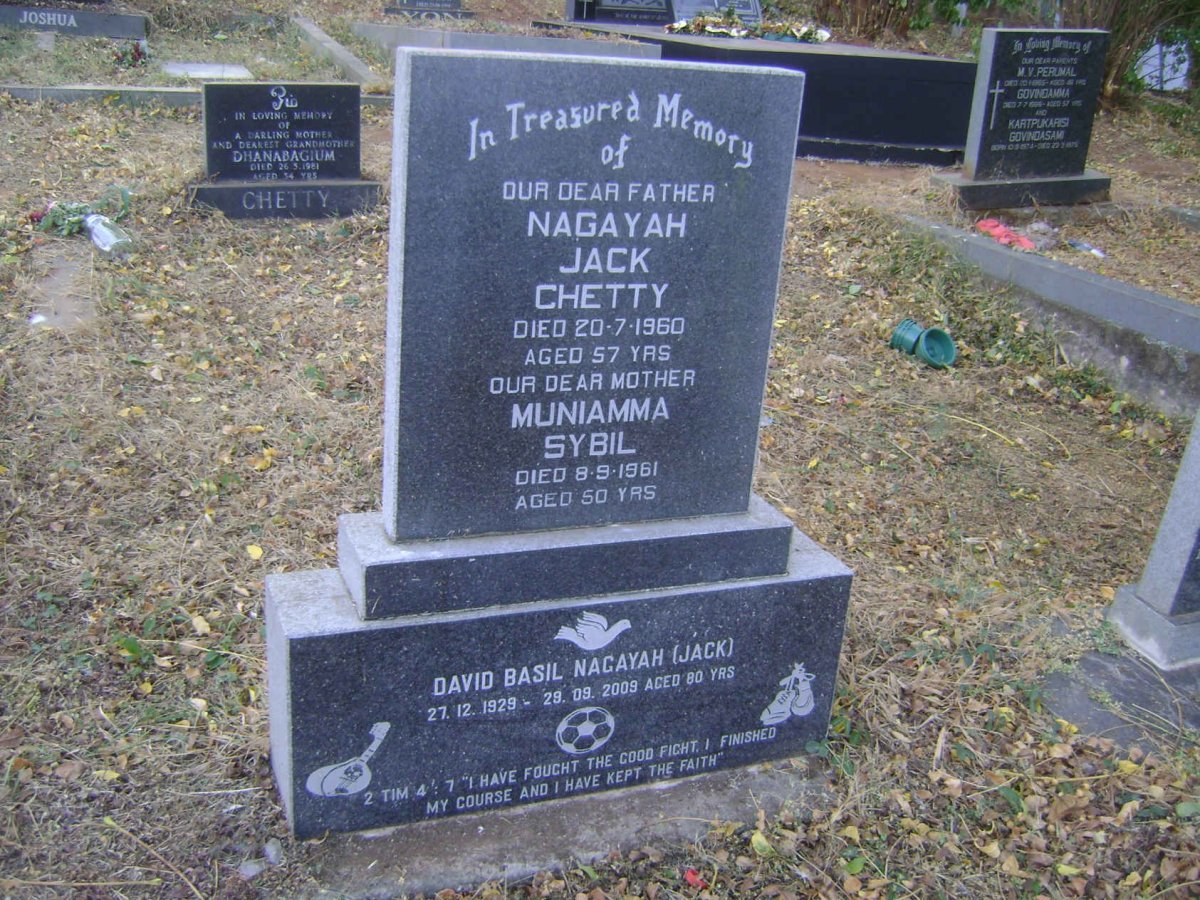 NAGAYAH Jack Chetty -1960 &amp; Muniamma Sybil -1961 :: NAGAYAH David Basil 1929-2009