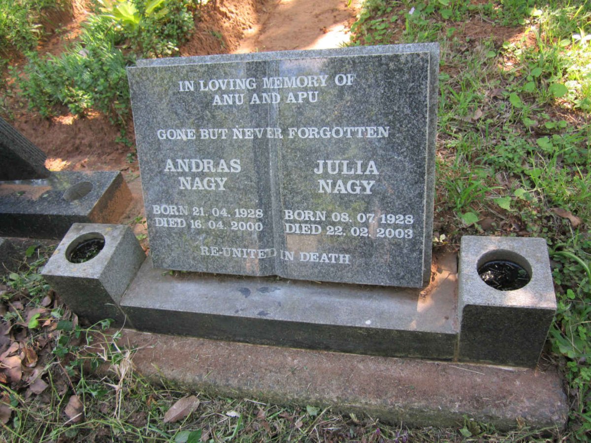 NAGY Andras 1928-2000 &amp; Julia 1928-2003