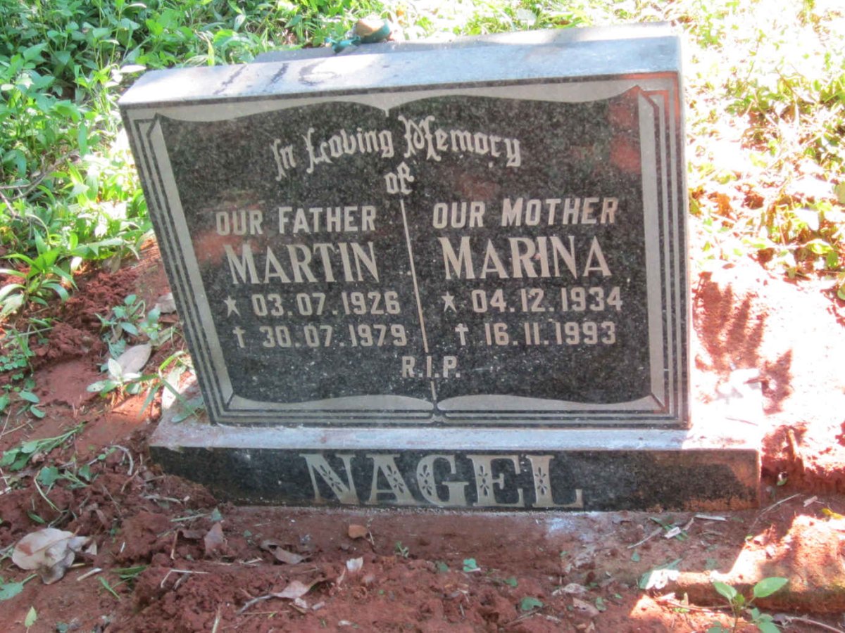 NAGEL Martin 1926-1979 &amp; Marina 1934-1993
