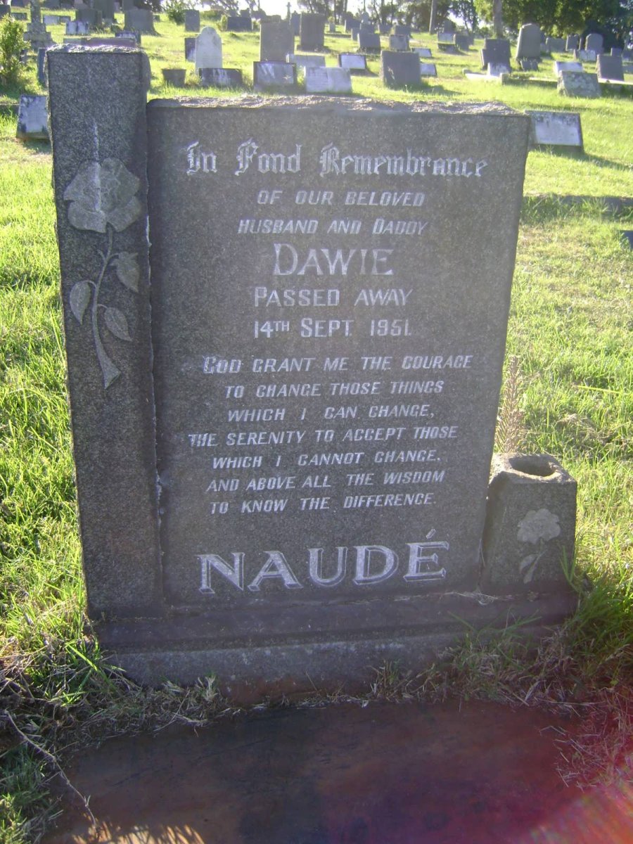 NAUDÉ Dawie -1951