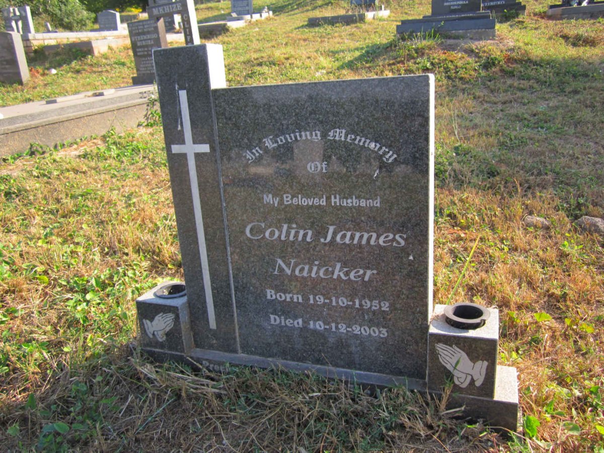 NAICKER Colin James 1952-2003