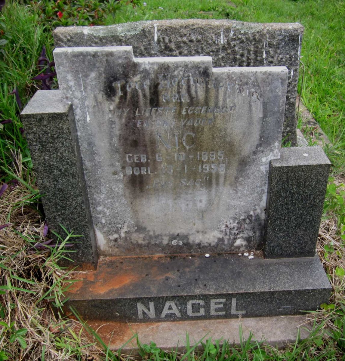 NAGEL Nicolas Christoffel 1895-1958