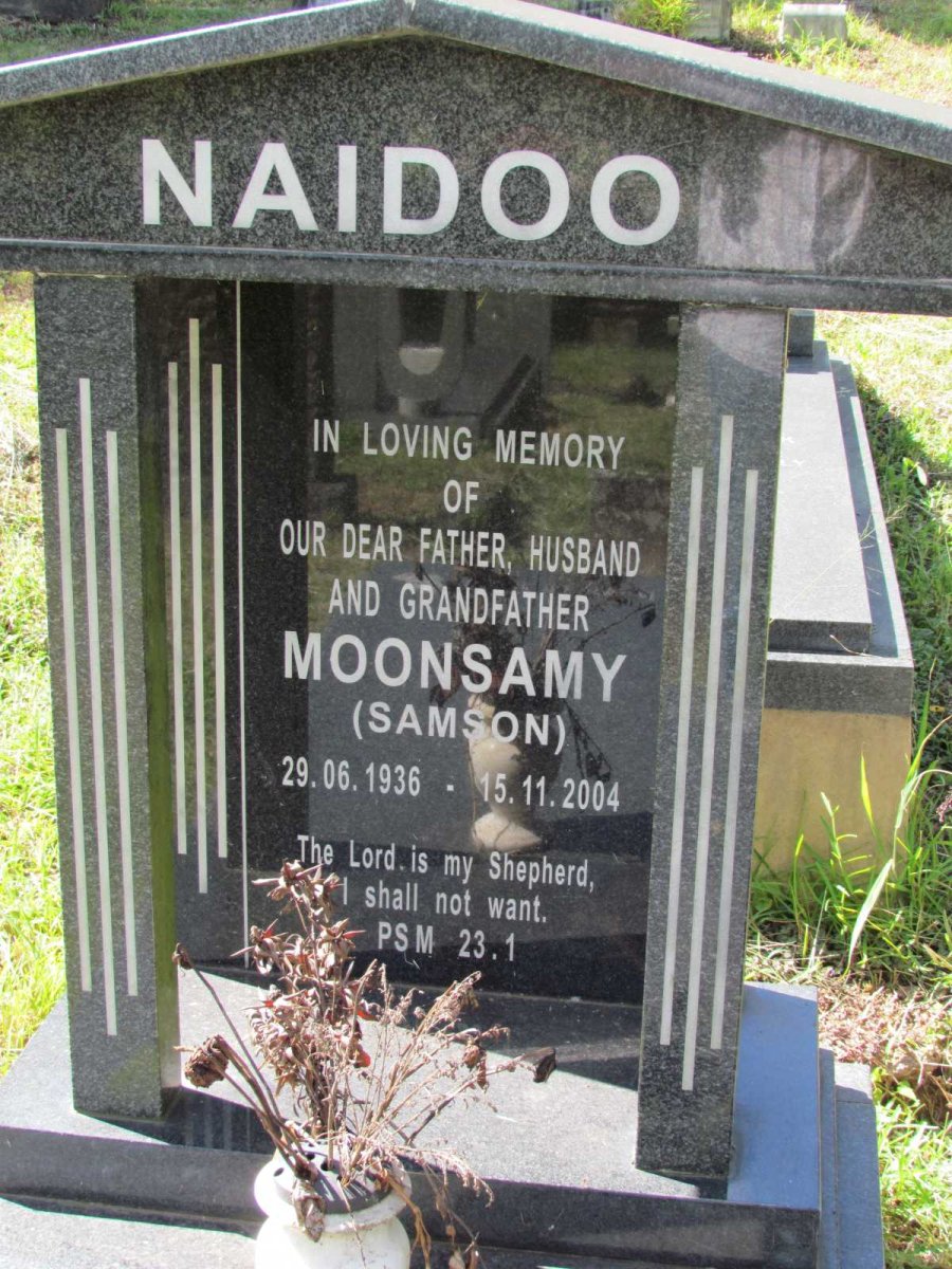 NAIDOO Moonsamy 1936-2004