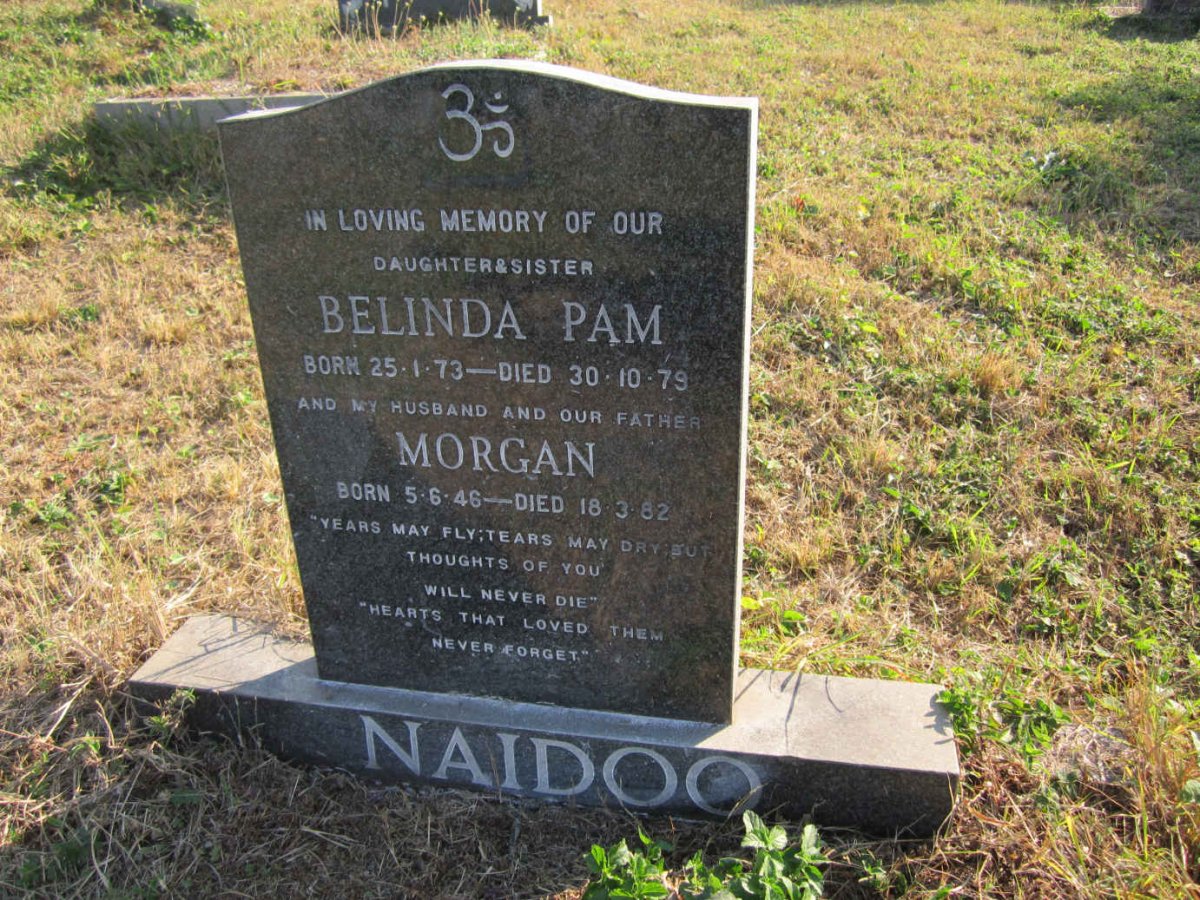 NAIDOO Morgan 1946-1982 :: NAIDOO Belinda Pam 1973-1979