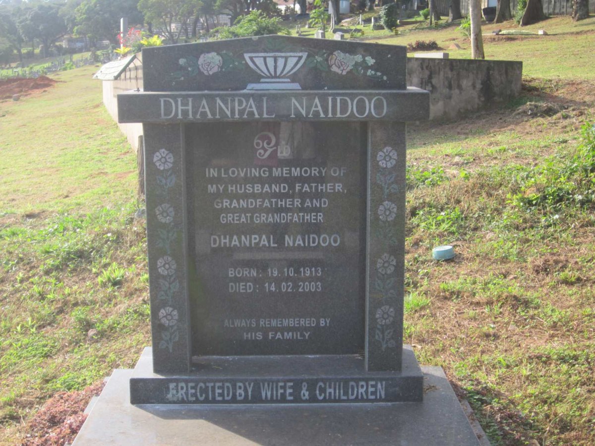 NAIDOO Dhanpal 1913-2003