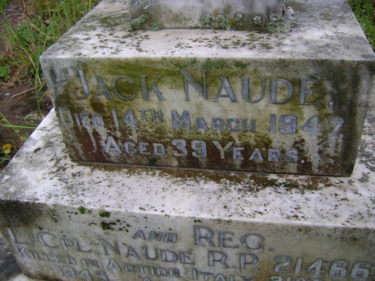 NAUDE Jack -1947