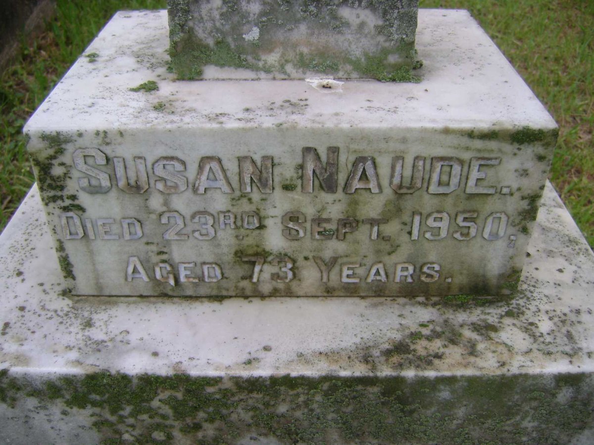 NAUDE Susan -1950