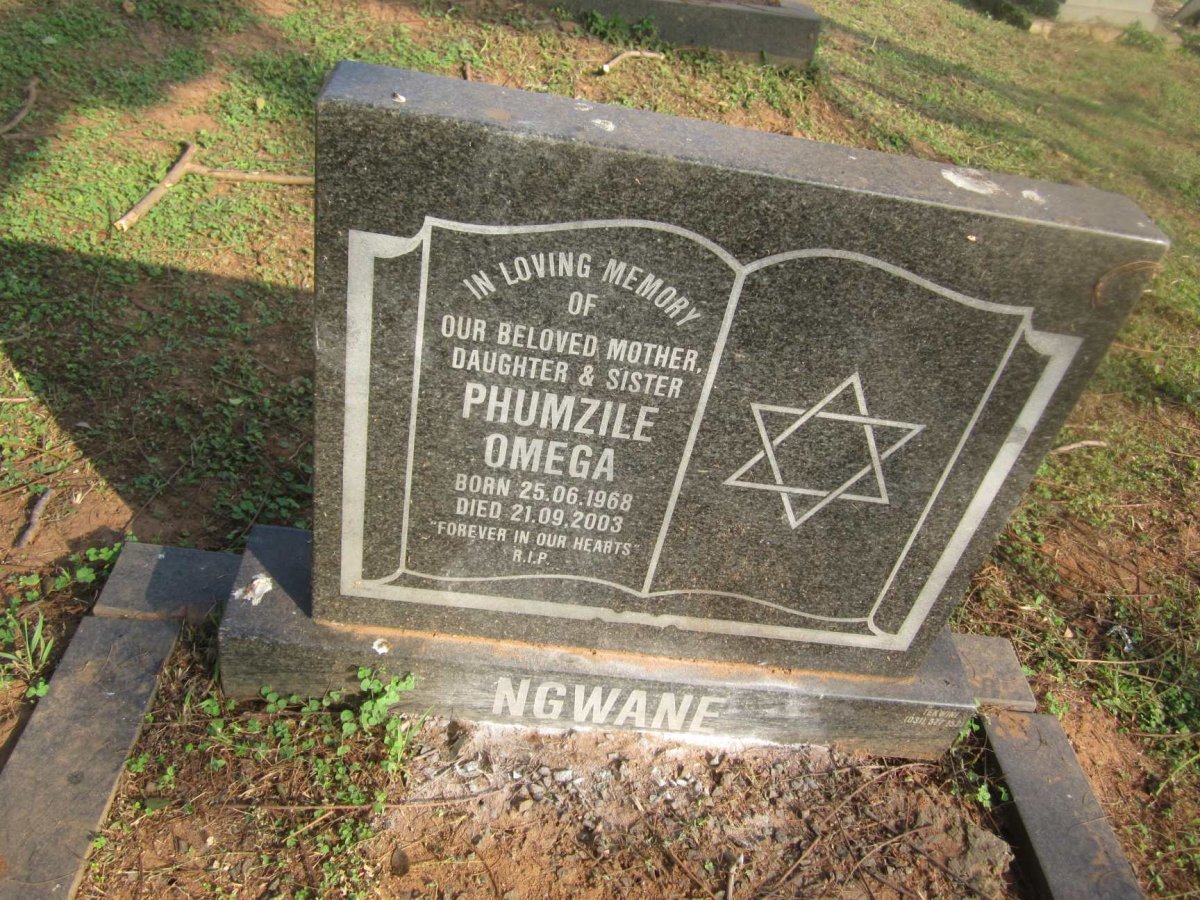 NGWANE Phumzile Omega 1968-2003