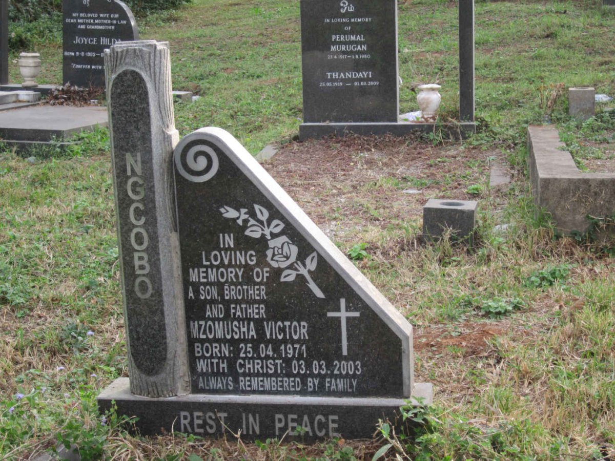 NGCOBO Mzomusha Victor 1971-2003