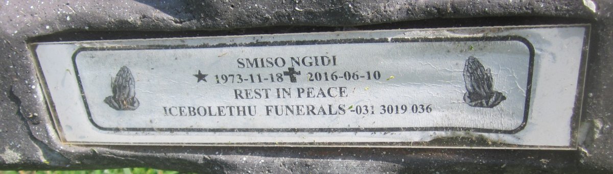 NGIDI Smiso 1973-2016