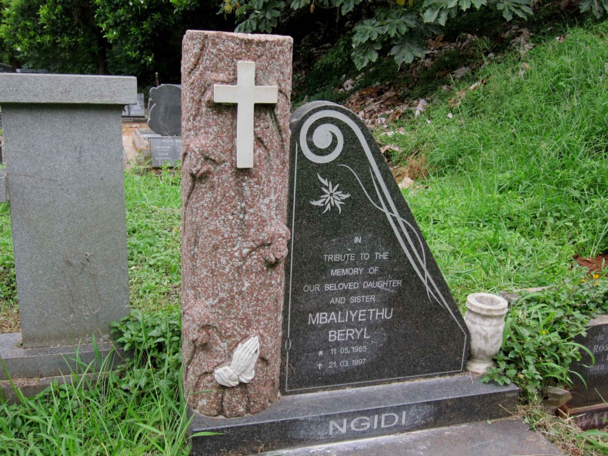 NGIDI Mbaliyethu Beryl 1965-1997
