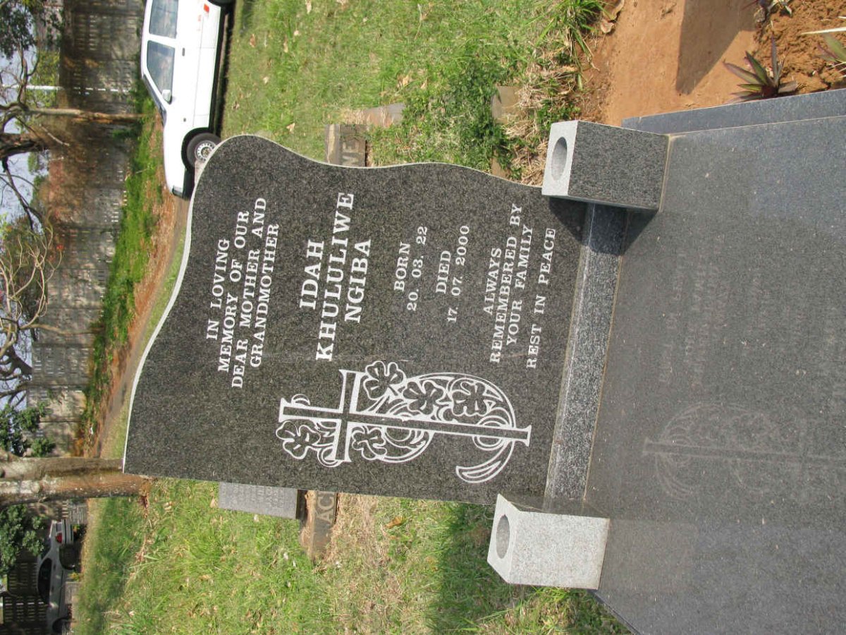 NGIBA Idah Khululiwe 1922-2000