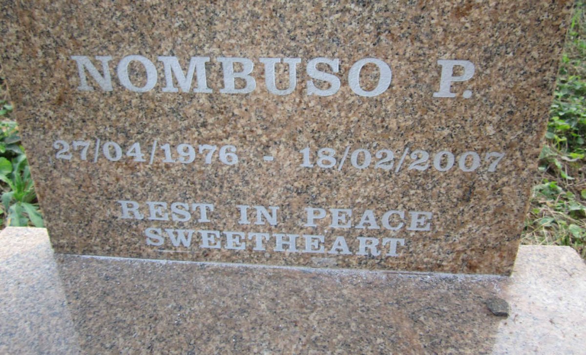 NGOBESE Nombuso P. 1976-2007