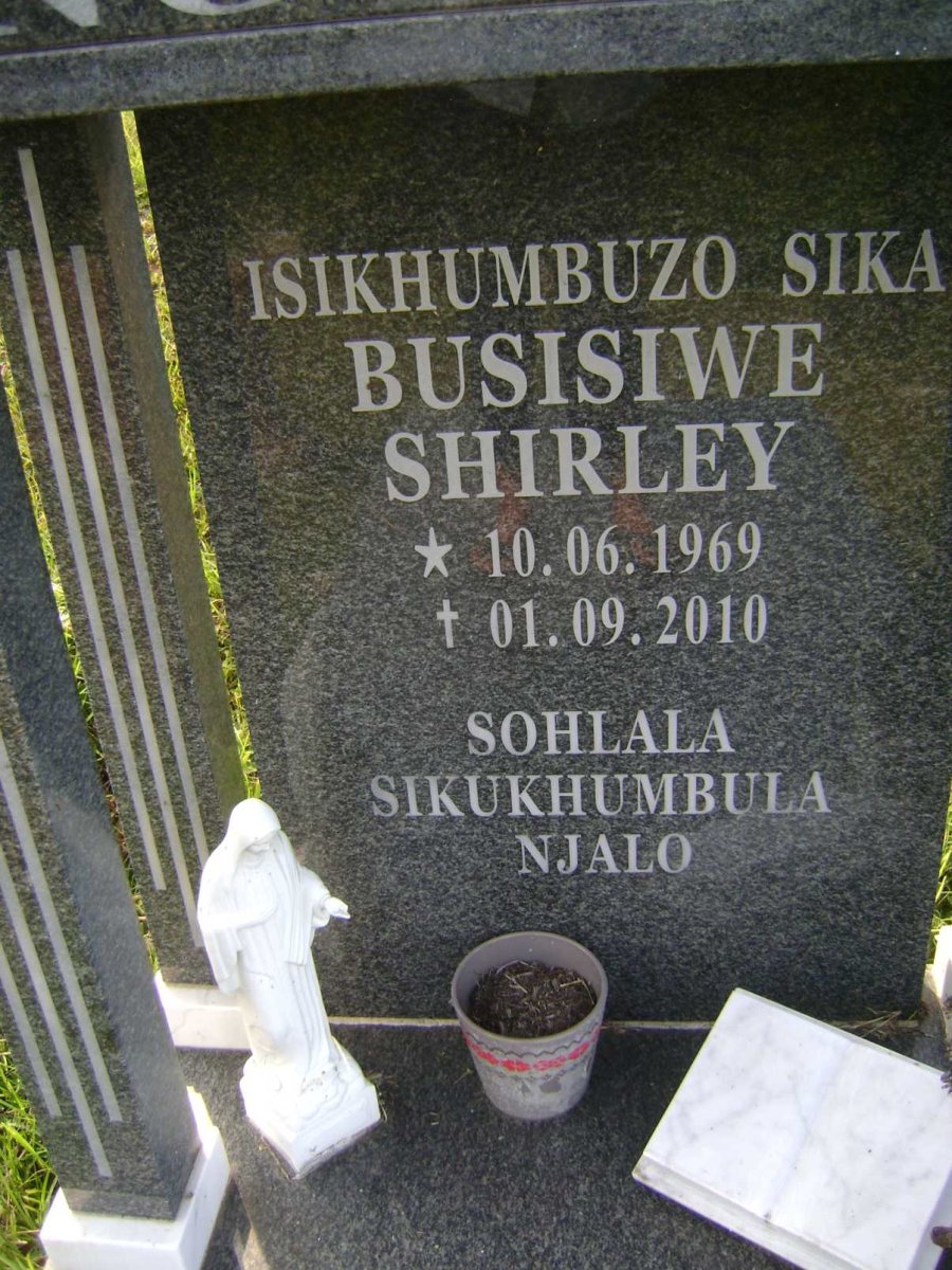 NGWANE Busisiwe Shirley 1969-2010