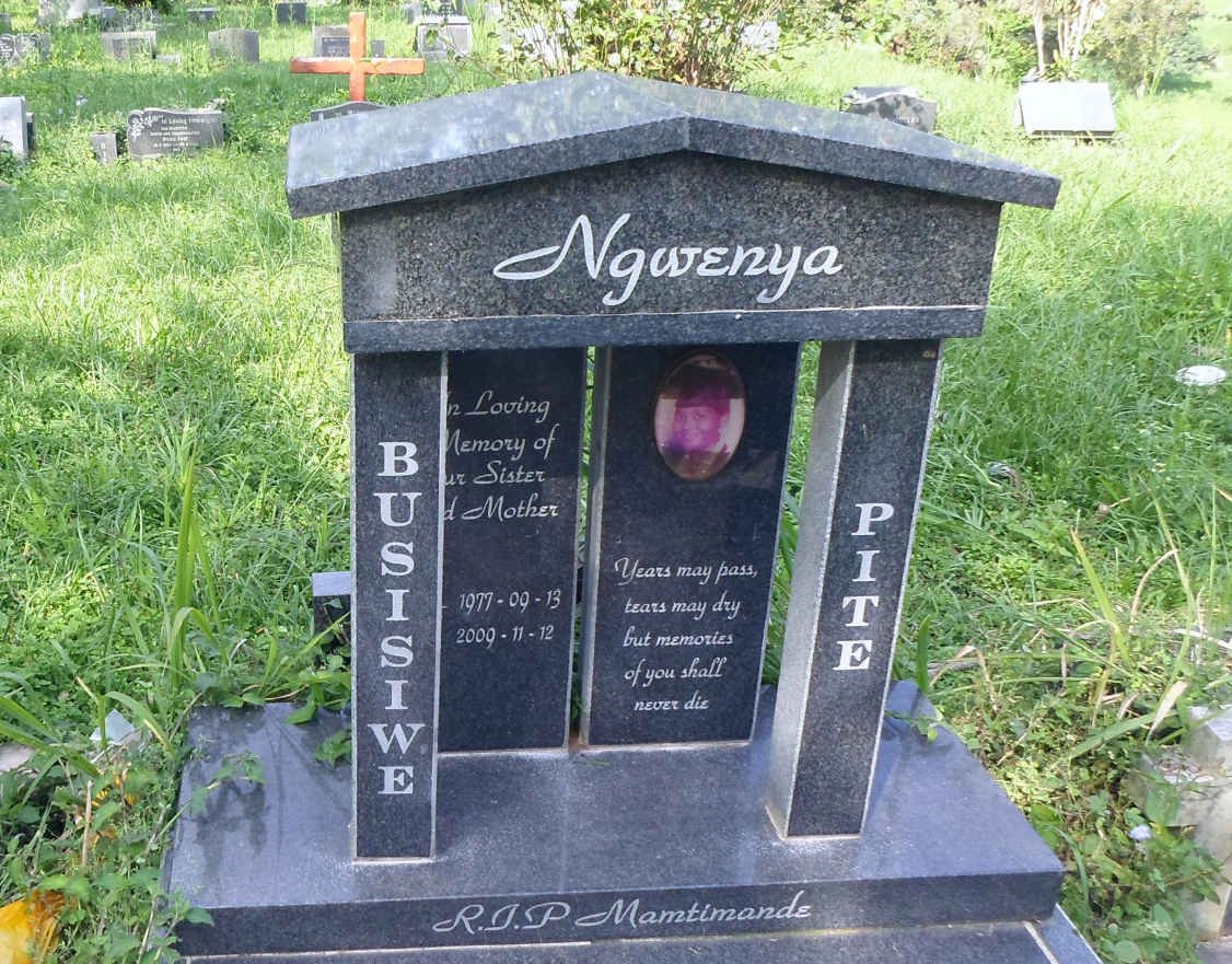NGWENYA Busisiwe Pite 1977-2009