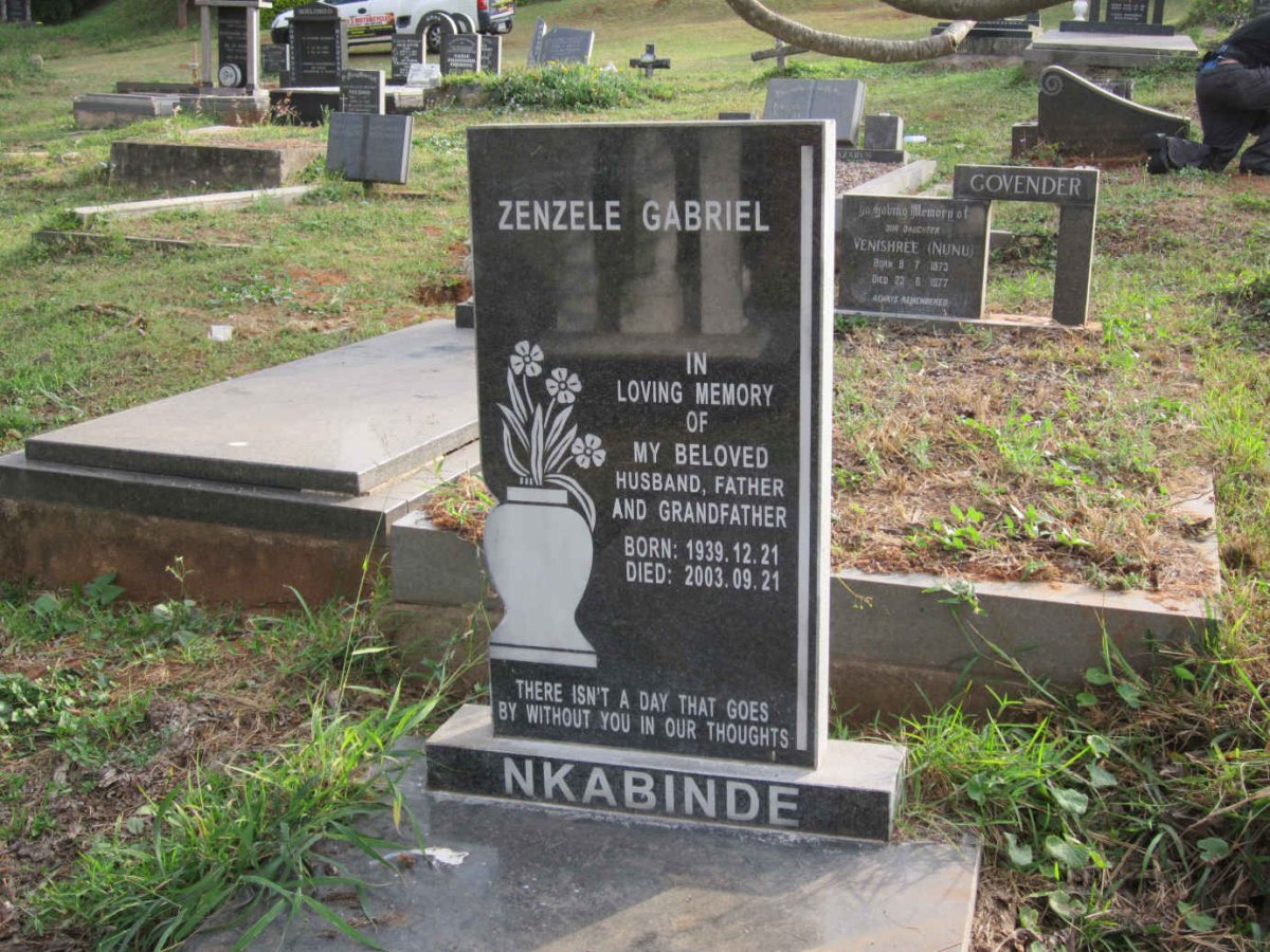 NKABINDE Zenzele Gabriel 1939-2003