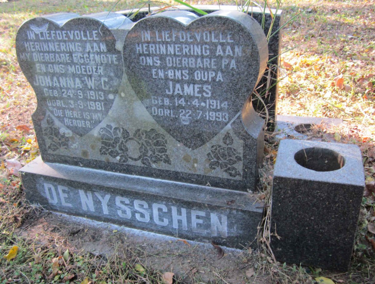 NYSSCHEN James, de 1914-1993 &amp; Johanna W.C. 1913-1981