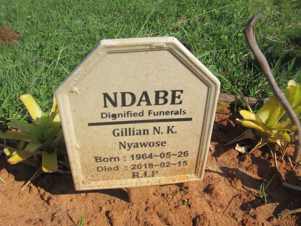 NYAWOSE Gillian N.K. 1964-2018