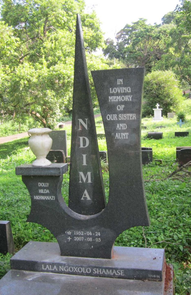 NDIMA Dolly Hilda Mkhwanazi 1952-2007