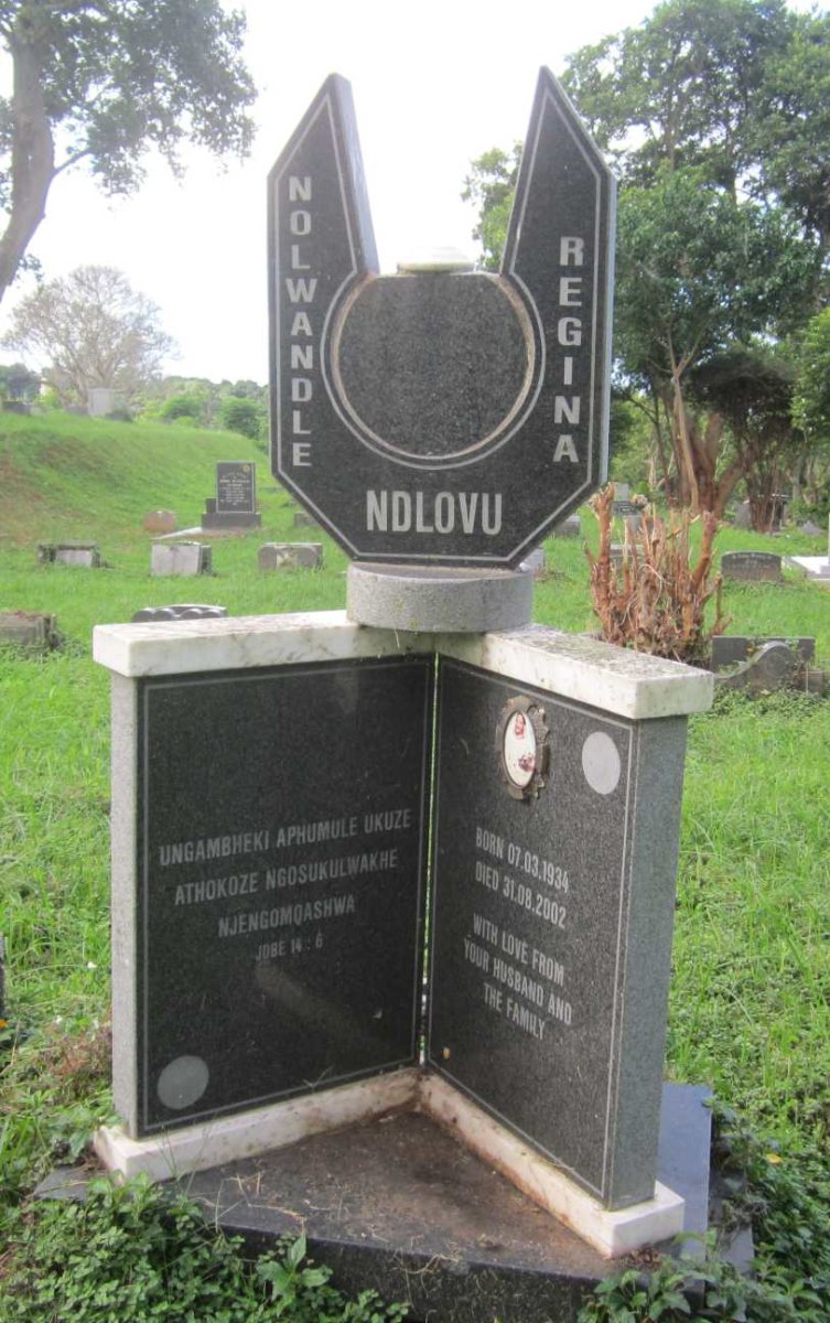 NDLOVU Nolwandle Regina 1934-2002