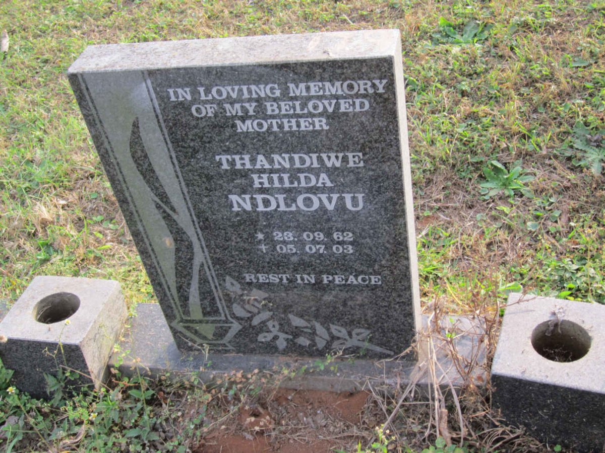 NDLOVU Thandiwe Hilda 1962-2003