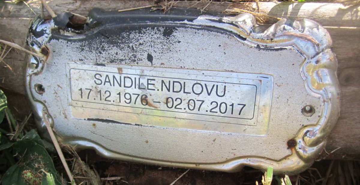 NDLOVU Sandile 1976-2017