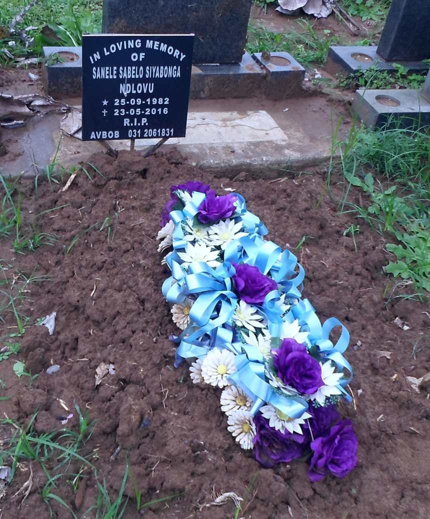 NDLOVU Sanele Sabelo Siyabonga 1982-2016