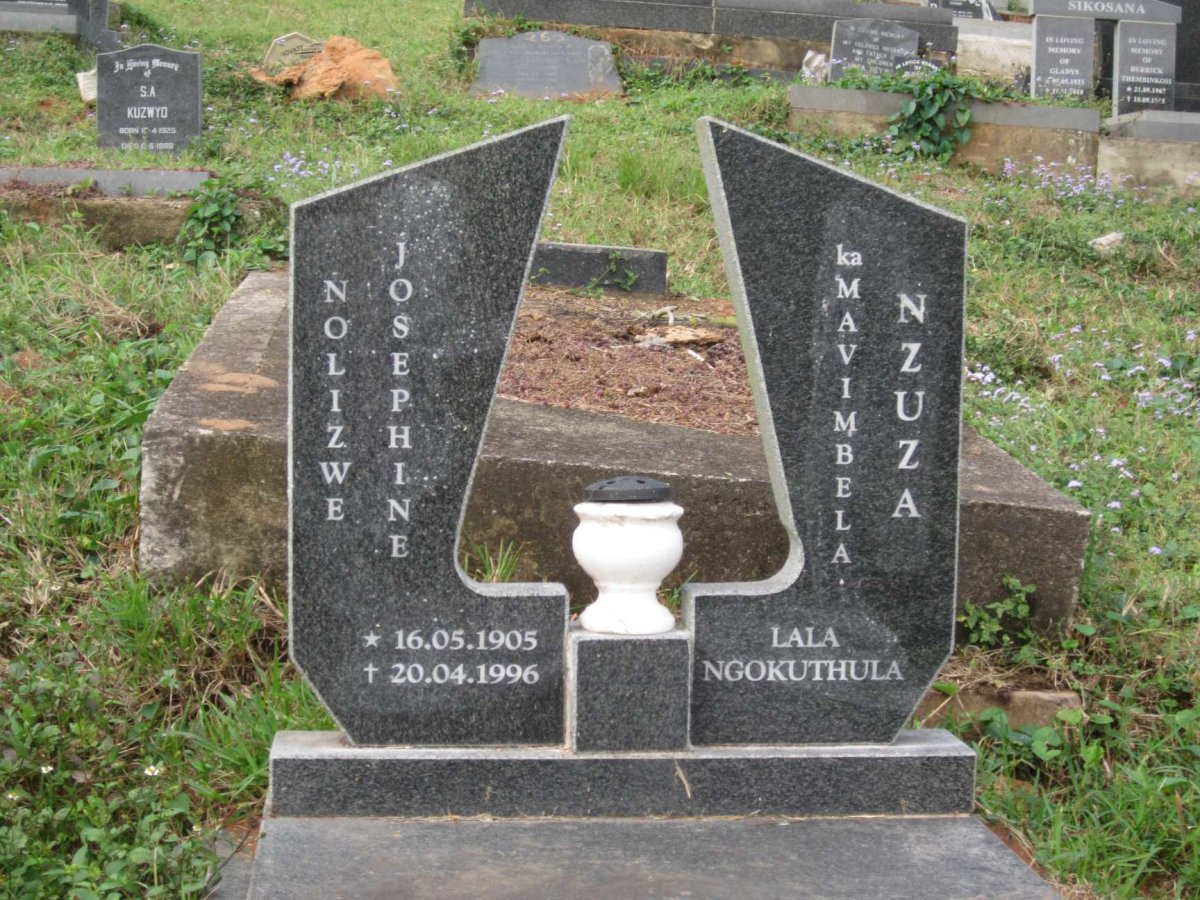 NZUZA Nolizwe Josephine 1905-1996