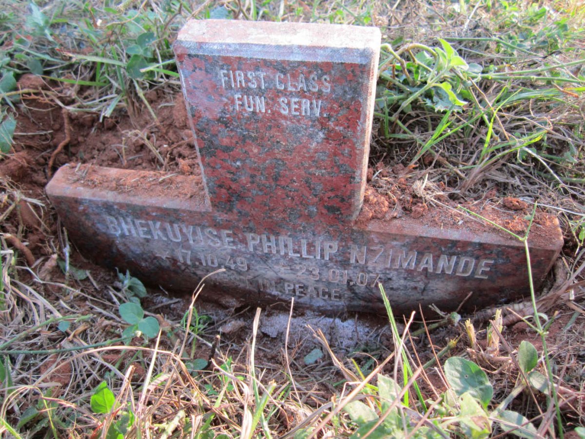 NZIMANDE Bhekuyise Phillip 1949-2007