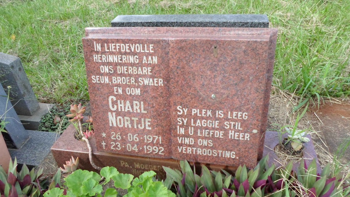 NORTJE Charl 1971-1992
