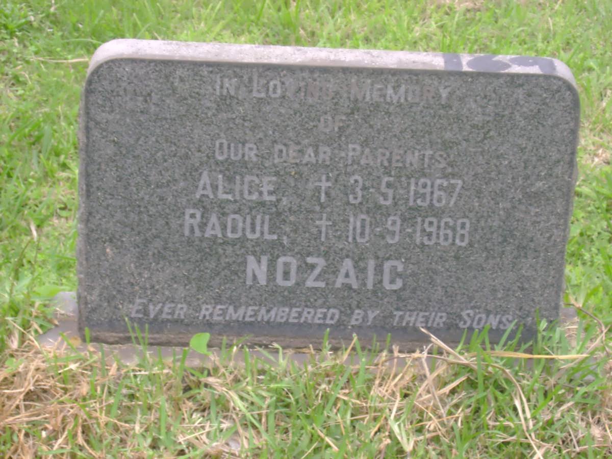 NOZAIC Raoul -1968 &amp; Alice -1967