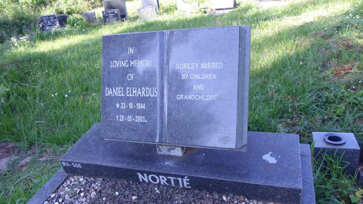 NORTJE Daniel Elhardus 1944-2003