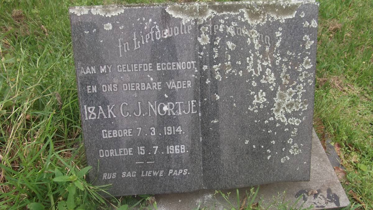 NORTJE Izak C.J. 1914-1968