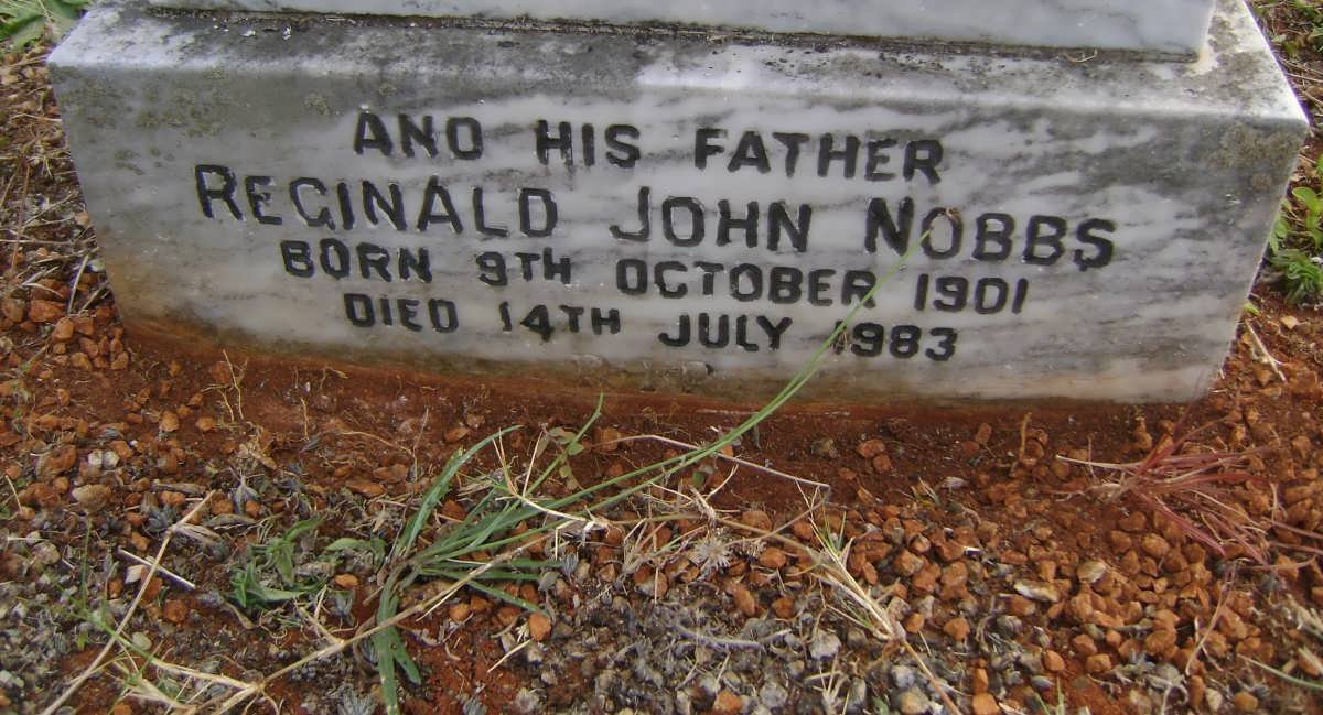 NOBBS Reginald John 1901-1983 &amp; Marie Antoinette 1903-1980 :: NOBBS Edmund John -1942