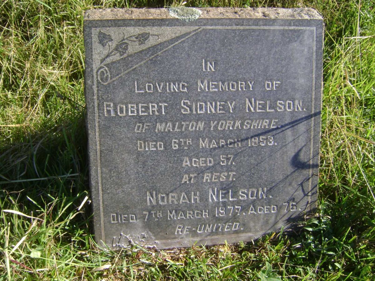 NELSON Robert Sidney -1953 &amp; Norah -1977