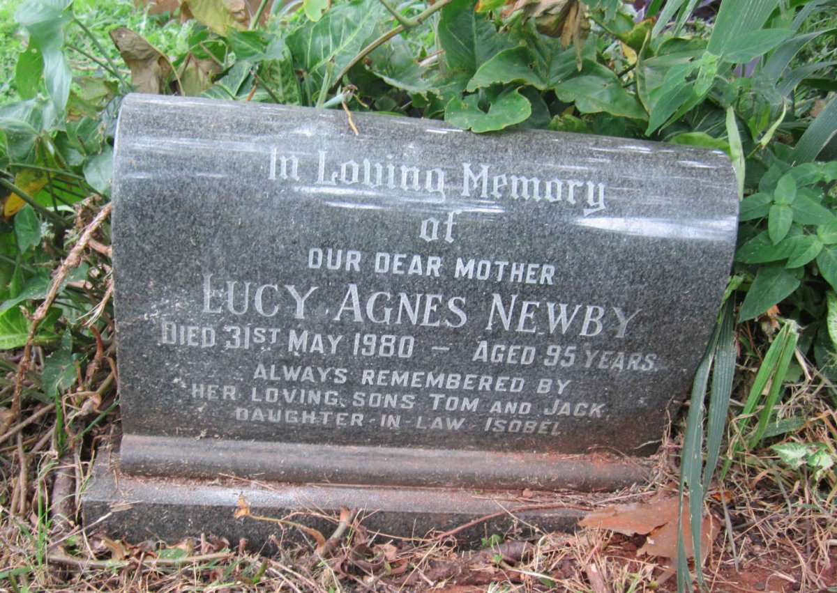 NEWBY Lucy Agnes -1980
