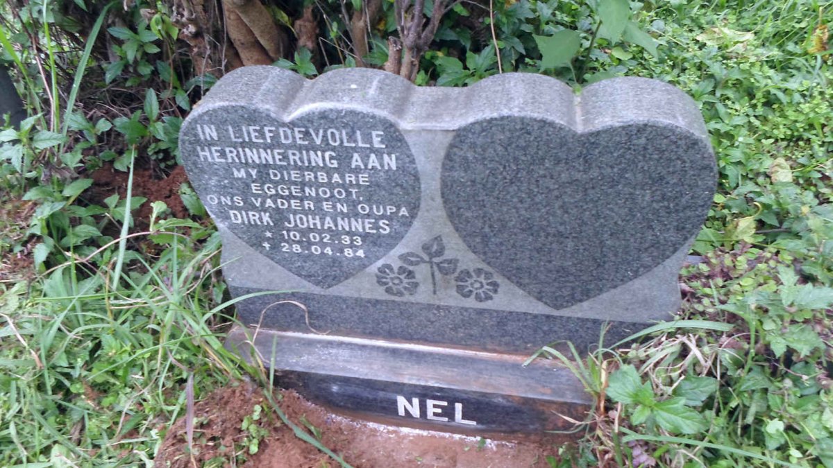 NEL Dirk Johannes 1933-1984