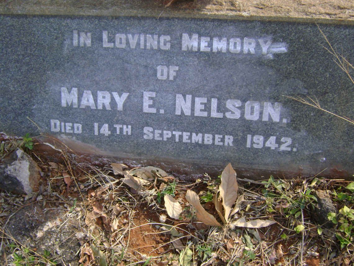NELSON Mary E. -1942